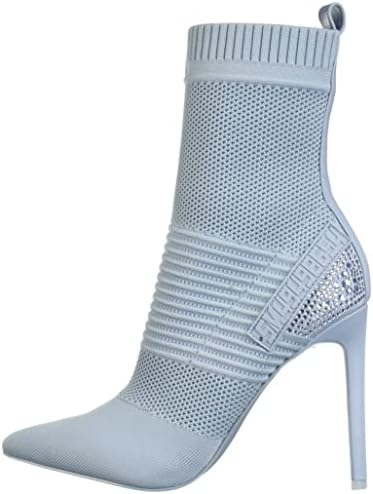 Steve Madden Women's Maxwelle Ankle Boot, Baby Blue, 6.5 | Image 7