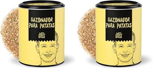 Just Spices Sazonador para Patatas, 60 g I El sabor que tus platos con patatas necesitan (Paquete de 2)
