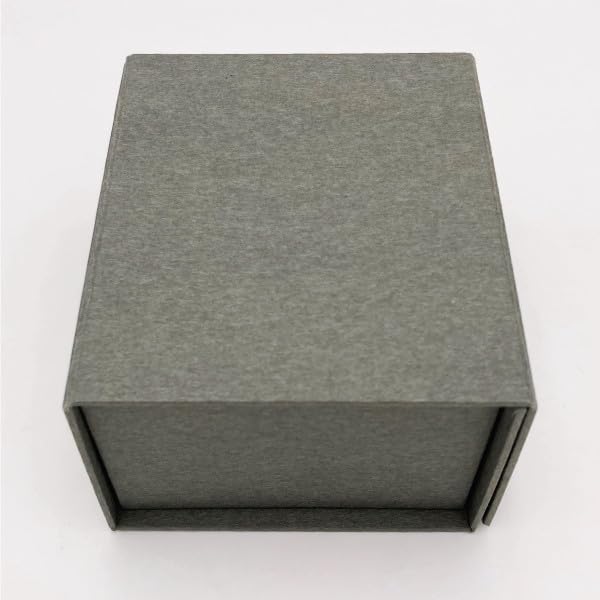 Mainetti Scatola regalo magnetica – 25 confezioni in cartone rigido con chiusura magnetica | scatola regalo vuota per matrimonio, Natale e compleanno | regalo di lusso unisex | Kraft grigio scuro