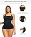 FeelinGirl Women's Tummy Control Shapewear Tank Tops - Seamless Body Shaper Compression Top Cami Shaper Waist Slimmer 2 Pack Black XXL