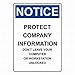 Produktbild cwb2jcwb2jcwb2j Metal Sign Safety Sign Danger Sign Warning Caution OSHA Notice Don't Leave Your Computer Unlocked Sign Wall Art Garage Decor Tin Metal Decor Sign Quality Aluminum(Set of 1)