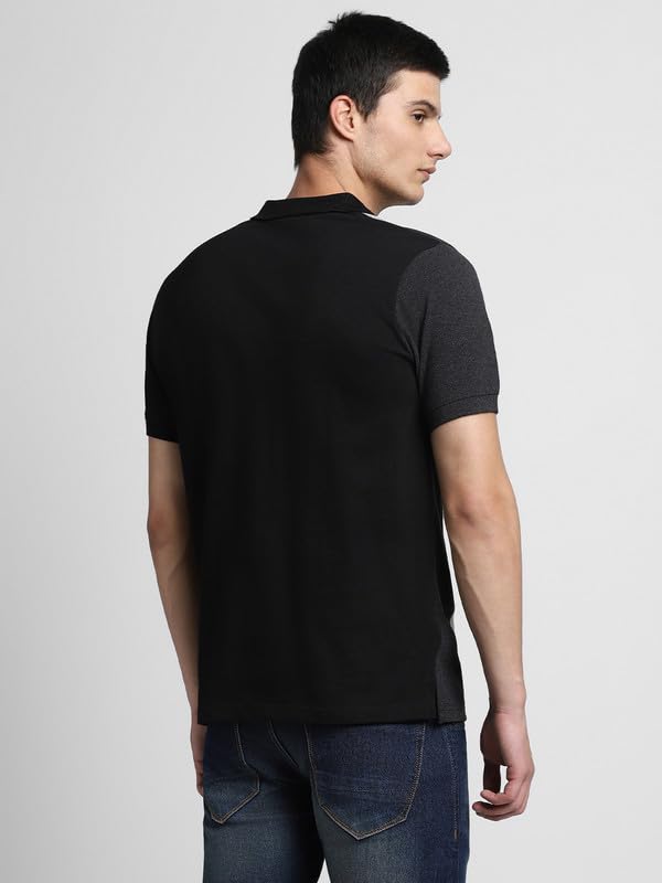 Image of Dennis Lingo Men's Cotton Polo Neck Tshirt, Regular Fit Half Sleeve