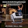 JMGO N1 Ultra Proyector 4K, MALC™ Triple Laser&Corrección Auto de Imagen Gimbal, 3D Portátil Proyector 300 Pulgada, 2x10W Altavoces Dynaudio, 1900 Lúmenes ISO, Android TV 11, HDR10, Wi-Fi y Bluetooth #4