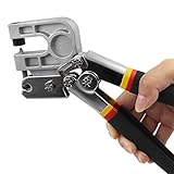 Metal Stud Crimper Pliers, 270mm Stud Crimper Drywall Tools, Handheld Alloy Steel Punch Wall Fastening Tool, for Most Gypsum Board Work Decoration Projects