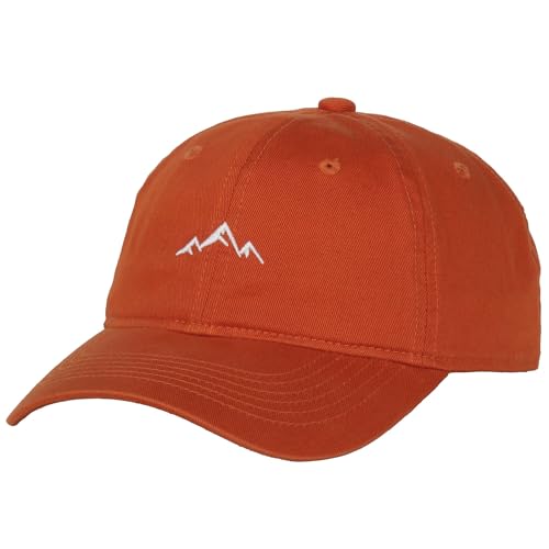 Image of Outdoor Cap Mountain Embroidered Dad Hat Adjustable Soft Cotton Polo Style Unstructured Baseball Cap for Men & Women