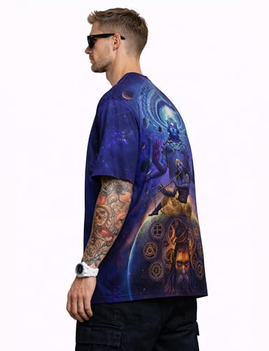 Image of Shiva, Krishna, Hanuman, Kali, Ram and Ravana, Ramayan, Bagavath Githa, Buddha Religious, Spiritual, Hindu Gods T-Shirts