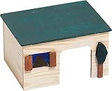 De madera Karlie 84772 Wonderland Casa para Roedor, 26 x 19 x 15 cm, M