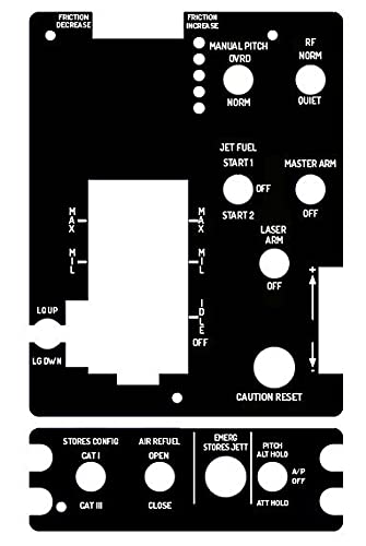 Thrustmaster Warthog F16 Falcon Custom Plate