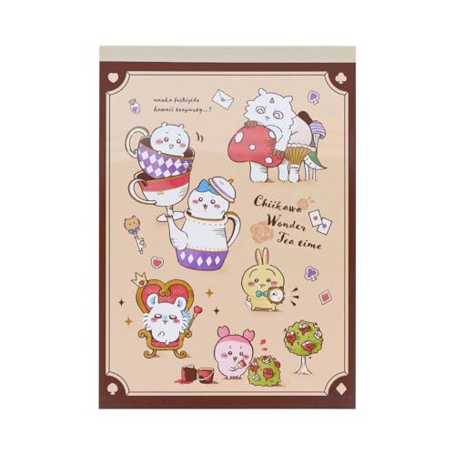 サンスター文具(Sun-Star Stationery) ちいかわ メモ A6 Wonder Tea Time ワンダーランド S2843935のサムネイル