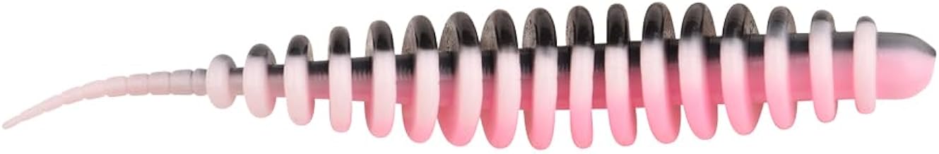 Trout Master Worm Flexible UV Active Trout Bait with Garlic Flavour, Durable Rubber Bait, Fishing Tackle, Trout Bait, Rubber Fish, Bass Bait, Fishing