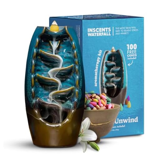 AS-SEEN-ON-TV Ceramic Incense Holder with 100pcs Cones