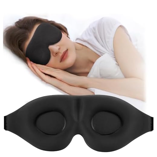 Máscara de dormir 3D, máscara para dormir para mulheres e homens, venda noturna com bojo contornado, cobertura luxuosa para os olhos com bloqueio de luz, sombra moldada com alça ajustável