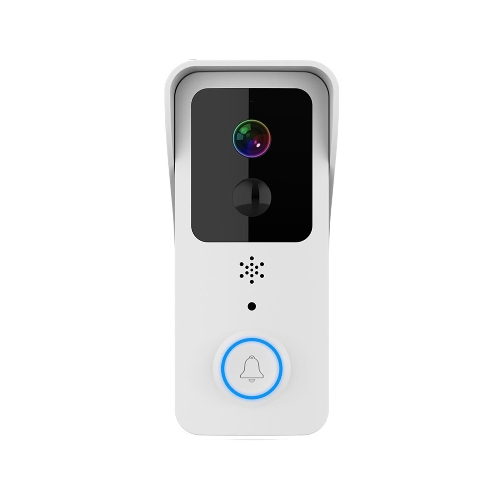 Campanello senza fili Smart Home Visual Campanello 2.4G / 5G Dual WiFi Campanello For Esterni Impermeabile AC / Wireless PIR Citofono Visione Notturna per l'ufficio scolastico a domicilio ( Size : Opt