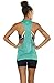 icyzone Workout Tank Tops for Women - Running Muscle Tank Sport Exercise Gym Yoga Tops Athletic Shirts(Pack of 3) (S, Charcoal/Burgundy/Mint)