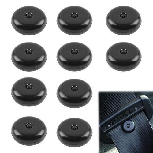 GHPKOTW 10 Paar Sicherheitsgurt Stopper, Universale Gurtclips für Auto, Rutschfeste Sicherheitsgurtschnallen, Robust und Langlebig, Kompatibel mit PKW LKW SUV, Gurtstopper aus Kunststoff