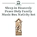 Sleep in Heavenly Peace Holy Family Music Box Nativity, Manger Scene Christmas Decorations - Christian Holy Family Scene - Baby Jesus Nativity Set