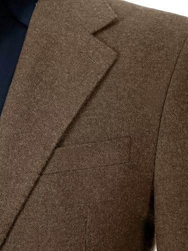 2 Piece Mens Suit Tweed Woolen Blend Casual Suits for Men Blazer Wool Retro Slim Fit Winter Suit for Wedding3