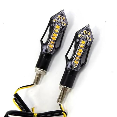 Clignotants moto flèche LED défilants universels pour Dirt Bike et scooter