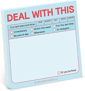 Knock Knock Deal with This Sticky Note (Pastel Edition)