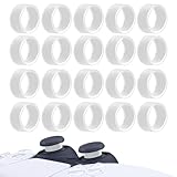 スティック保護リング シリコンリング プロテクトリング 保護 ゲーム リング 薄型 薄い 削れ防止 摩耗減少 簡単装着 透明 ティックの軸を守る Switch Pro Xbox /PS5 /PS4/Steam Deckなど各種コントローラー対応 （20個セット）