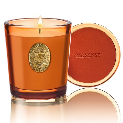 MSENSE-Natural-Soy-Wax-Orange-Goji-Scented-Aromatherapy-Candle-Gift-for-Women-and-Men-92-oz-50-Hours-Burn-Time-Neon-Orange-Luxury-Home-Scented-and-Home-Decor MSENSE Natural Soy Wax Orange Goji Scented Aromatherapy Candle Gift for Women and Men 92 oz 50 Hours Burn Time Neon Orange Luxury Home Scented and Home Decor