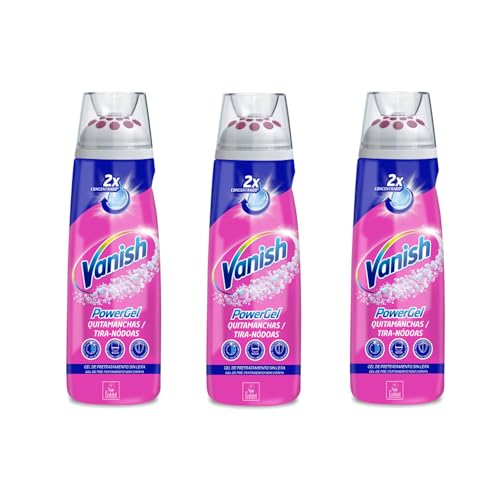 Vanish Power Gel – Quitamanchas delantero lavado 200 ml – pack de 3x200ml