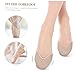 Ipetboom 1Pair Ballet Toe Protector Pads Soft Sebs Dance Insoles for Pointe Shoes Flexible Half Pads for Foot Care Beige for Ballet Dance and Casual Use