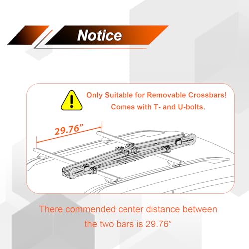 TOOENJOY Upright Roof Mount Rack