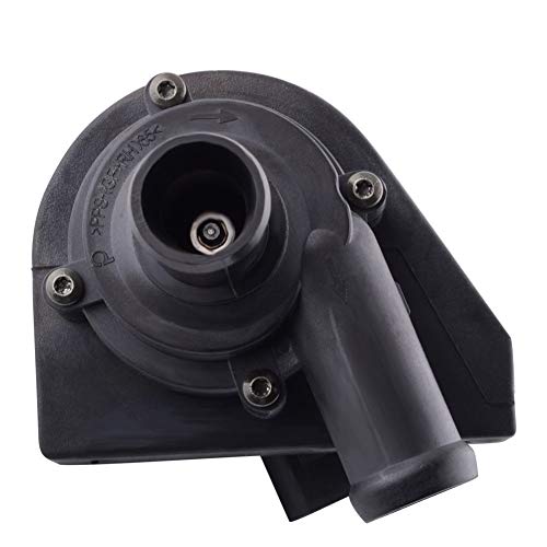 Cheriezing 1K0965561J Auxiliary Cooling Water Pump With Plug Compatible For A3 A4 Tt, Vw Bettle Cc Eos Golf Gti Jetta Passat Tiguan - 2.0T Engine #TOP4