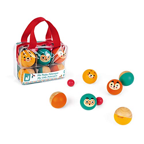  Janod-Ma Petite Pétanque Happy Garden (Bois), ...