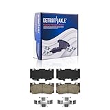 Detroit Axle - Front Brake Pads for 2015-2023 Ford Mustang 2016 2017 2018 2019 2020 2021 2022 Ceramic Brake Pads w/Hardware Replacement