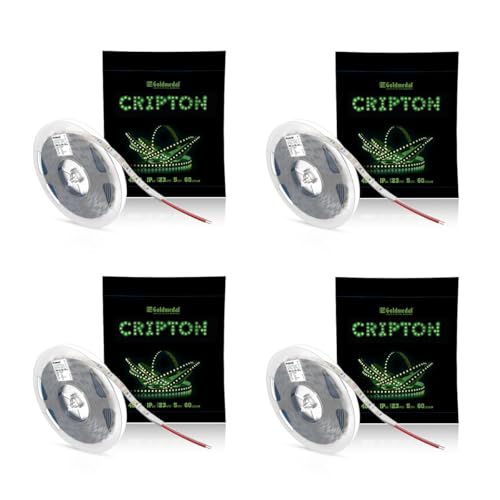 Image of Goldmedal Cripton 4040 30W IP20 5 Meter LED Strip Light for Home Decoration | False Ceiling Light | Home Decor Lights | Indoor Application | 60 LEDs Per Meter |(Blue)-Pack of 4