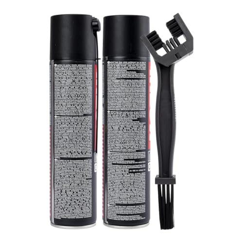 Kit Pulisci Lubrifica Catena - Motul C4 400Ml + C1 400Ml + Spazzola Pulizia Catena - 3