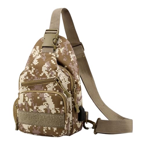 ccuzs Sling Bag, Cross Body Backpack, Shoulder Backpack Portable Bag Waterproof Utility Sports Storage Outdoor Carrier Pouch, Daily Use for Camping Walking, Travel, School Men Women