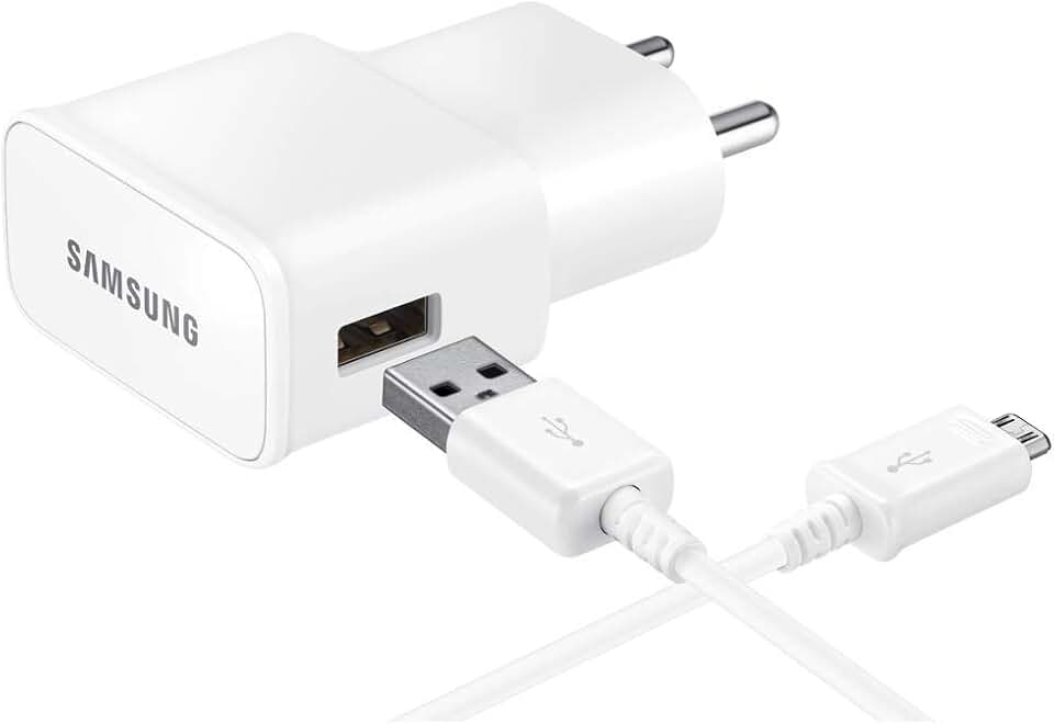 Carregador de Parede Ultra Rapido USB, Samsung, EP-TA20BWBUGBR, Branco