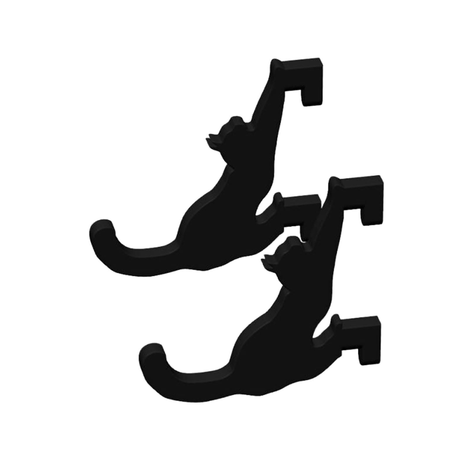 Hsioluted Indoor Storage Organizers Cats Shaped Headphone Data Cable Hanger Hook for SKADIS Holder Hole Board Hook Bracket Pegboard Cats Hooks