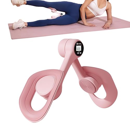 KQWVZ Treinador de quadril, inteligente exercitador de coxas, chão pélvico máquina de exercício, treinador de músculos do chão pélvico, para pernas e lúteos, para casa, perder peso, ioga