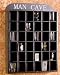 "MAN CAVE" Shot Glass Display Shelf - NO DOOR