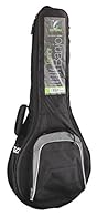 Heavy duty tenor banjo gig bag Made from black woven nylon with 20mm heavy duty padding Music and accessory pocket Heavy duty zips with tie grips Padded handles