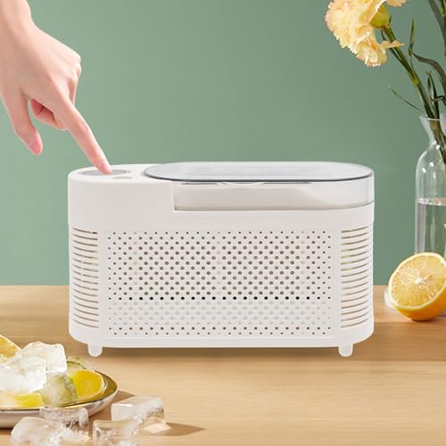 Fabricadora portátil de hielo mini de 8 cubos 120W blanca miniatura 5