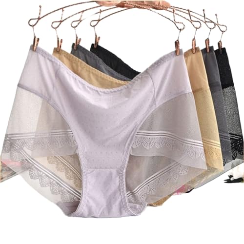 Culottes en soie glacée douce pour éviter les irritations, lot de 4 lingerie grande taille