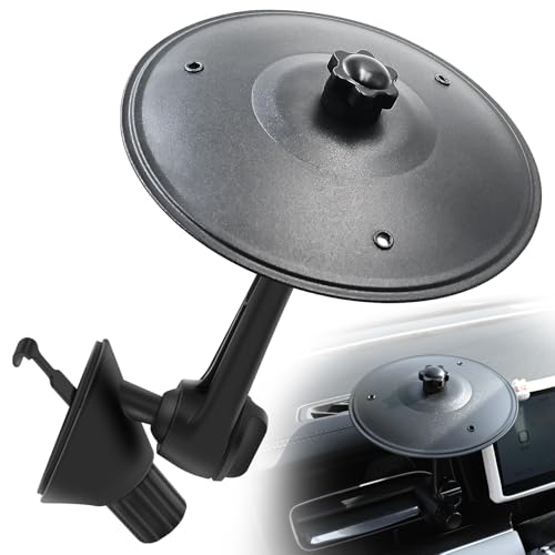 YEZriler Car Cymbal Air Vent Mini Cymbal for Car Car Symbol Drum Air Vent for Music Lovers Mini Car Drum Rhythm Toy for All Vehicles - Black