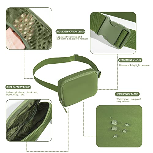 Image of Belt bag Fanny pack crossbody bags for women Everywhere belt bag (Green)