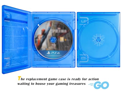 Image of Funturbo PS4 Game Case, PS5 & PS4 Disc Empty Game Case Replacement for PlayStation 4 /5 (2 Pack)