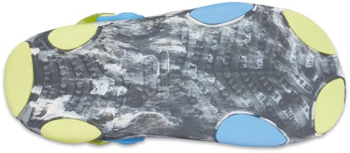 Crocs Classic All Terrain Sandals, Grey Tie Dye, 13 Us Unisex Little Kid #TOP2