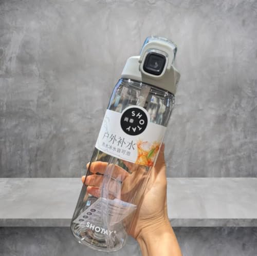 Image of THE VENTI SHOTAY Unbreakable Water Bottle (800ml-Grey)