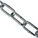 corderie Italiane 006007821 Genovese Kette, verschweißt, mit langen galvanisch blau verzinkt, 2 x 22 x 4,5 mm 3 m