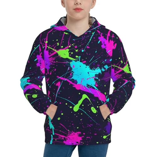 Tropical Hawaiian Palm Leaves Hoodie Youth Hooded Sweatshirt 3D Digital Printed With Pockets Tops3
