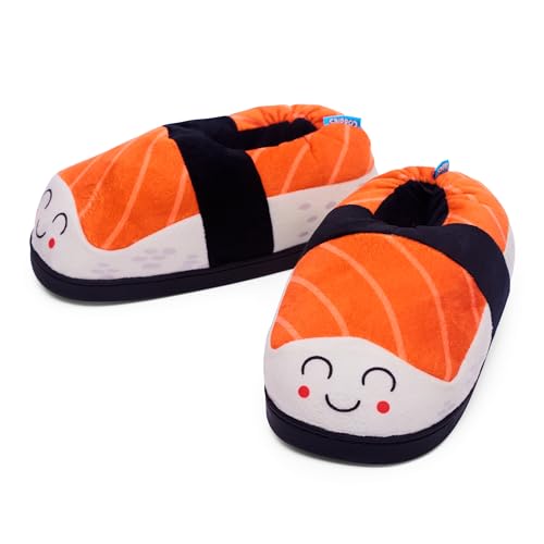 Coddies Sushi “Shoe-shi” Slippers | Unisex Funny Slippers, Gag Gift, Cute Anime Kawaii Present | Men, Women & Children Sizes S,M,L, XL