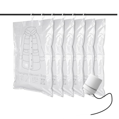 Sacs de rangement sous vide suspendus avec pompe électrique 12 pièces - 2
